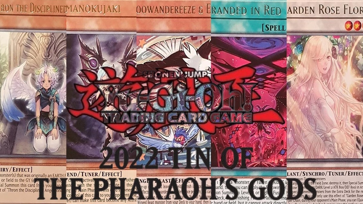 Yugioh 2022 Tin of the Pharaoh's Gods MP22 Rare 1st Edition MINT
