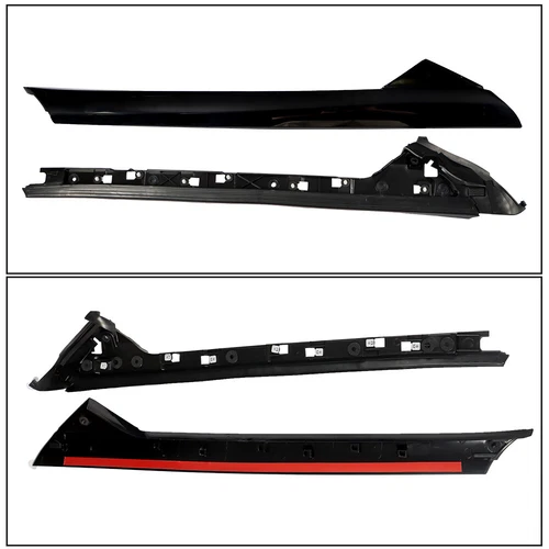 1Pair Left Driver Side For Ford Explorer 11-19 Windshield A-Pillar Molding Trim - Picture 4 of 20