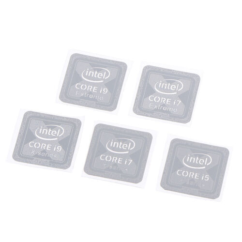 10th Generation Intel Core i9 i7 i5 i3 CPU Metal Sticker Laptop Logo Sticker Bf - Picture 1 of 27