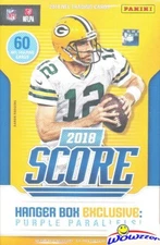 2018 Score Football HUGE Sealed 60 Card HANGER Box! Josh Allen/Lamar Rookie YR!