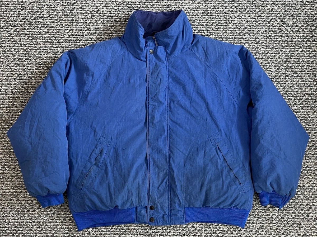 Vintage Pacific Trail Jacket Adult XL Blue Goose Down Lined Ski
