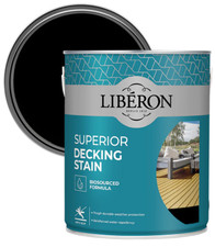 LIBERON SUPERIOR DECKING STAIN BLACK 5L