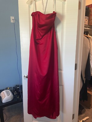 Davids Bridal Apple Strapless Formal Gown sz Style #81026