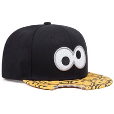 Fashion Cartoon Hip-Hop Flat-Brim Hat for Boys and Girls Sunshade Baseball Cap