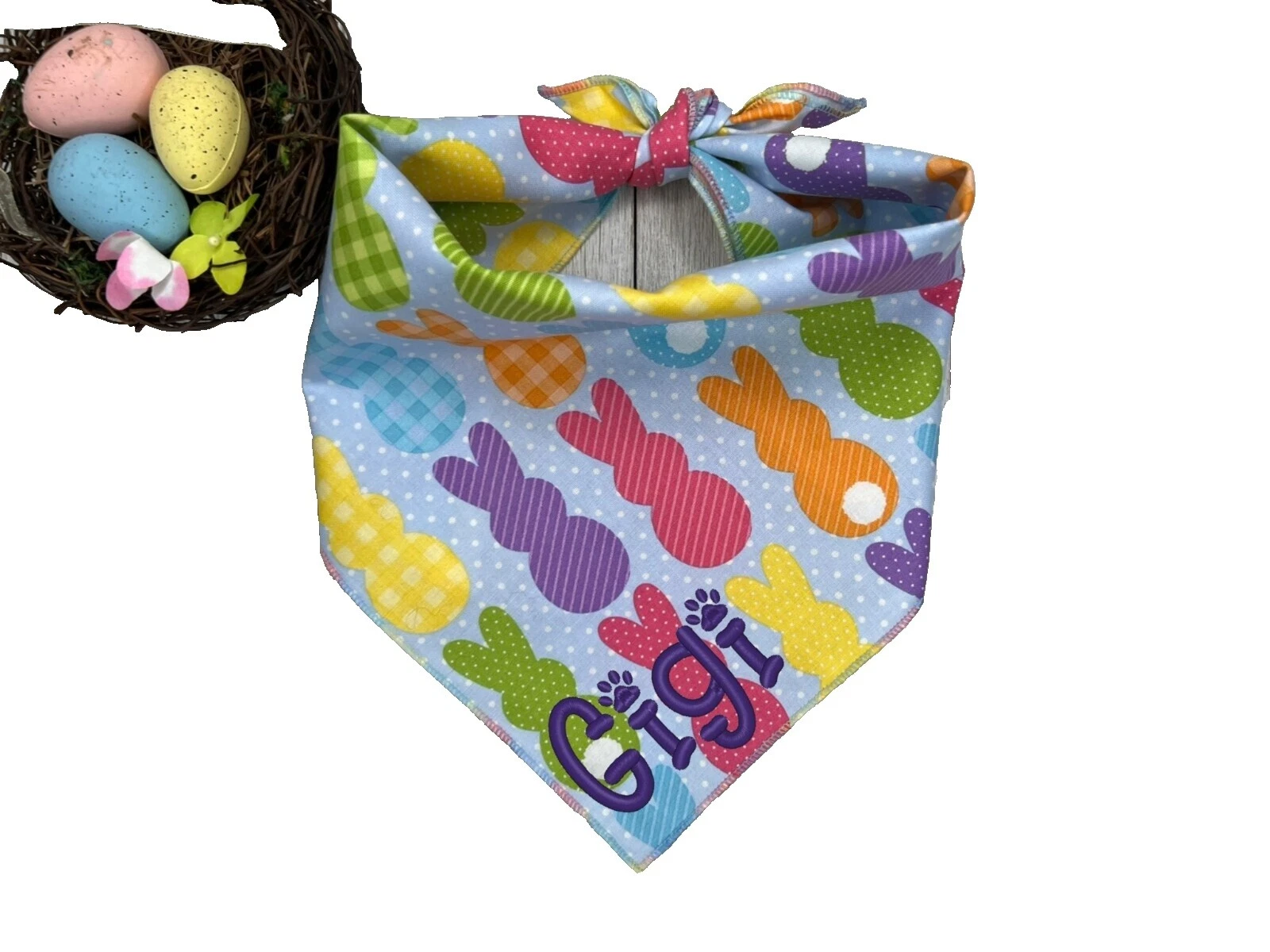 Perro de algodón de Pascua Bandanas/Bufandas