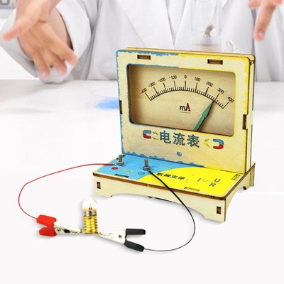 Montage Wissenschaftsprojekt, hölzerne Wissenschaftssets, Amperemeter Spielzeug zum Selbermachen, Wissenschaft