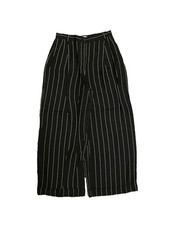 Dolce & Gabbana Wide Leg Trousers Double Pleated Women’s Italy Vintage Striped