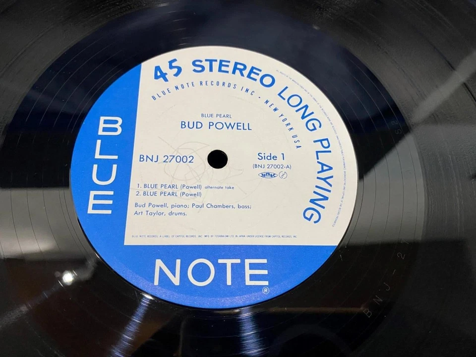 45 RPM BUD POWELL BLUE PEARL BLUE NOTE BNJ 27002 STEREO/MONO JAPAN Vinyl LP - Image 3 of 4