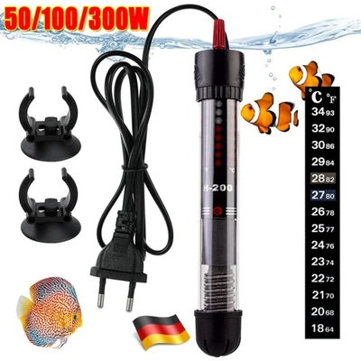 YOUKUKE Aquarium Heizung Thermostat Heizstab Einstellbar Regelheizer Aquarienheizer DHL