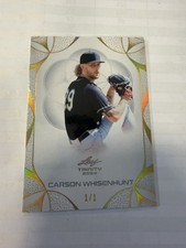 2024 Leaf Trinity - Gold  #43 - Carson Whisenhunt SN 1/1 🔥