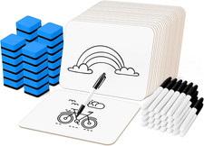 Dry Erase Lapboards, 26 Pack Double Sided 12.5 X 9 Inch Whiteboards with 26 Era