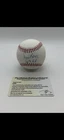 New ListingErnie Banks Chicago Cubs 512 Home Run Autographed Rawlings Baseball Leaf