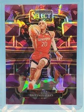 24 Panini Select WNBA #3 Brittney Sykes Purple Ice Prizm /149