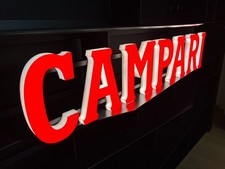 Insegna Luminosa Campari Lighted Sign Bar LED Aperol Martini Cynar BIG 150cm
