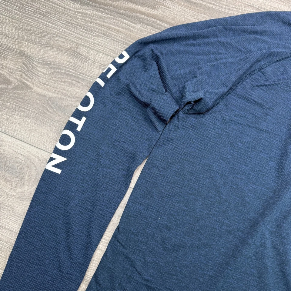 Pullover Lululemon Para Hombres Pequeño Azul Marino Metal Vent Tech 1/2 Cremallera Delgado Pelotón Entrenamiento Foto 3 de 4