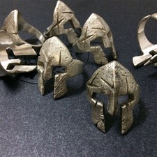 Sparta Spartaner Krieger Helm Maske Ring  Leonidas HELM SPARTAN Farbe GOLD