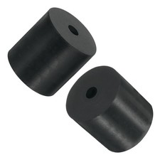 2Pcs Thick Rubber Spacer 2 Inch OD x 1/2 Inch ID x 2 Inch Thickness,Round Rubber
