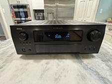 DENON 7.1 HDMI 115W X 7 HOME THEATER RECEIVER Tested Working Reset - No Remote