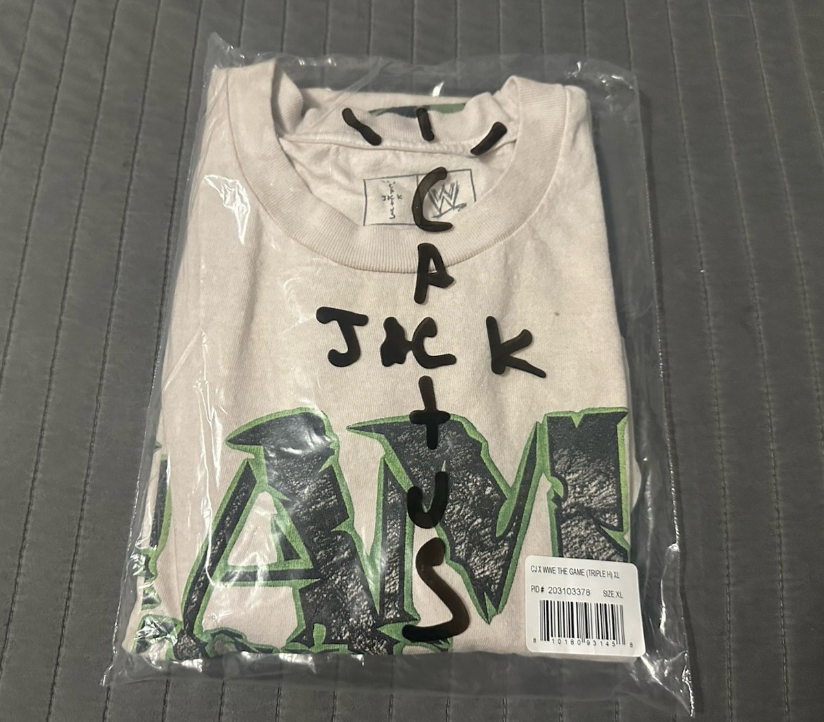Travis Scott x Triple H WWE WrestleMania 41 Cactus Jack RARE