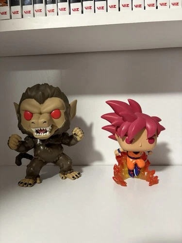 Funko Pop Animation Dragon Ball Z  SSG Goku & Great Ape Goku DBZ NO BOX