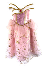 Disney Parks Castle Sleeping Beauty Aurora Pink Dress Costume Princess 5 6 Delux