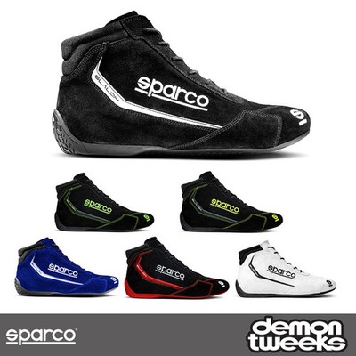 Sparco Slalom Rennstiefel - Wildleder, FIA 8856-2018 & SFI3,3/5 Motorsport Approved
