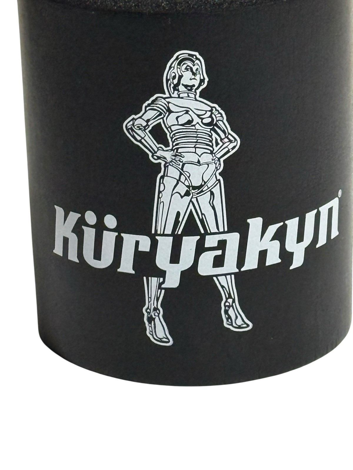 Kuryakyn Koozie Can Cooler Nero Schiuma Moto Robot Donna Pubblicità foto 2