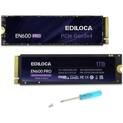 Ediloca 256 GB Interne SSD - Langlebig, Stoßfest, Hochgeschwindigkeit 2800 MB/s