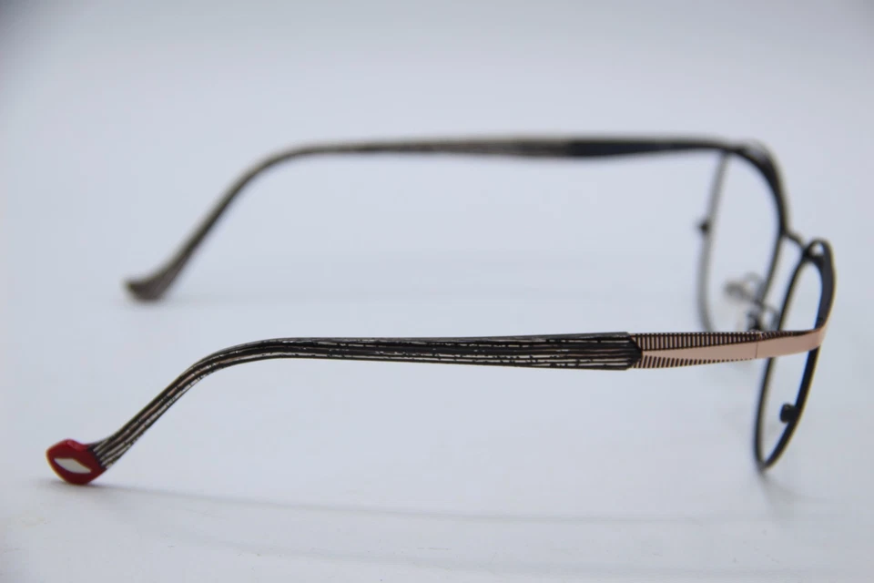 NUEVAS GAFAS BOZ KALIPSO 0050 DORADAS NEGRAS ROJAS GUNMETAL MARCOS AUTÉNTICOS 50-19 Foto 4 de 4