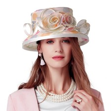 Floral Wedding Hat for Women's Tea Party Fascinators Kentucky Church Derby Hats