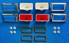 1968 Camaro Chevelle Nova Side Marker Light Kit Lens Chrome Bezels Gaskets 20pc