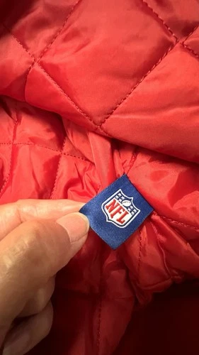 Brand New With Tag 49ers Red Satin Bomber/varsity Jacket Size medium  image 6