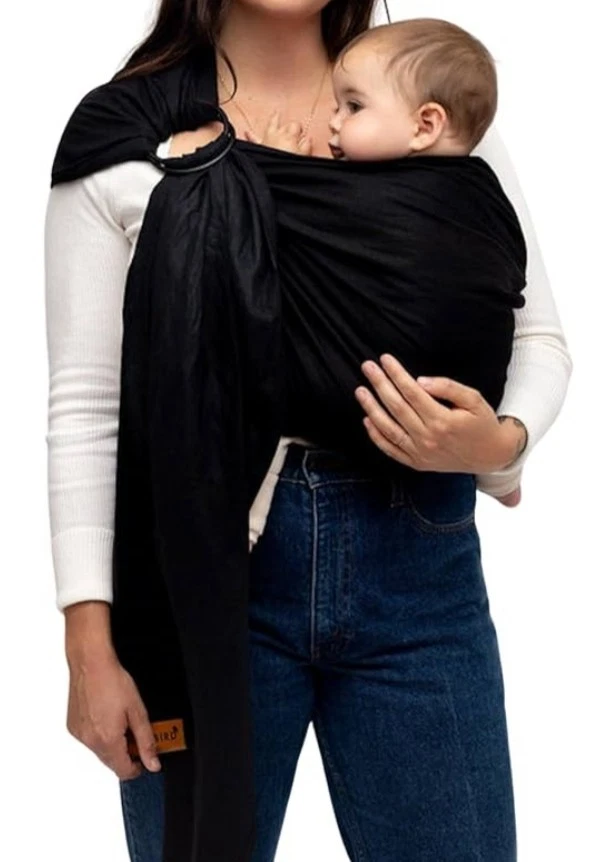 Wildbird 100% Linen Ring Sling Baby Carrier Infant Toddler