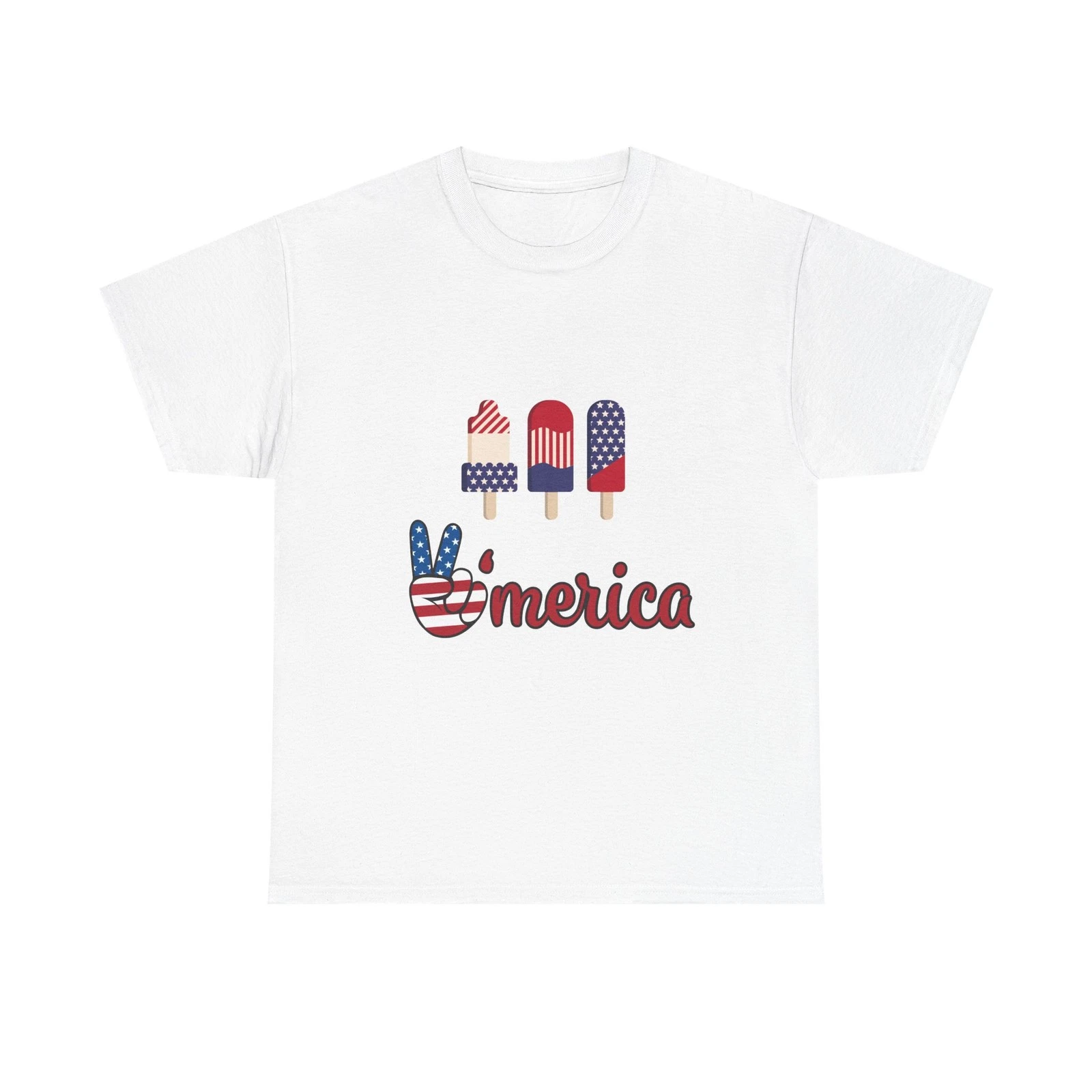 Patriotic Ice Pops Tee, Summer Shirt, 4th of July Clothing, Independence [...]