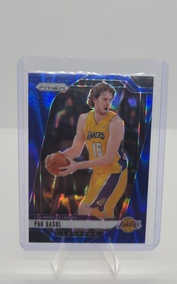 2024-25 Panini Prizm - Legends Pau Gasol #281 Blue Seismic Prizm /99