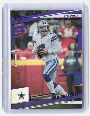 2022 Panini Prestige #76 Dak Prescott Xtra Points Purple #/199