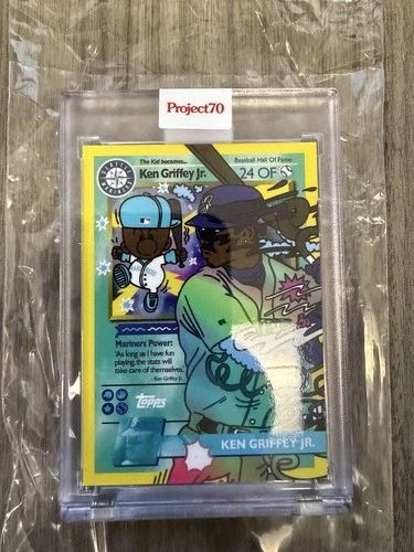 Topps 2021 Project70 Ken Griffey Jr. #702 Seattle Mariners Baseball Card