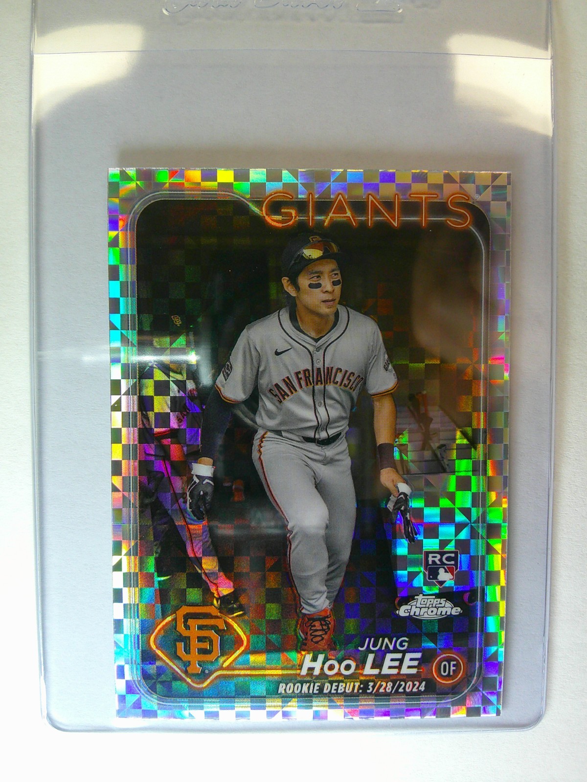 2024 Topps Chrome Update #USC185 Jung HOO Lee Prism Refractors - MINT