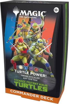 #ad MTG Teenage Mutant Ninja Turtles Turtle Power Commander Deck New sealed $47.99