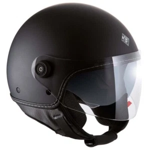 Tucano Urbano El Mettin Openface Motorcycle Helmet Matt Coal Grey