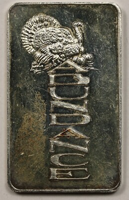 #ad 1973 Abundance Mount Everest Mint .999 Fine Silver Bar 1 oz $140.00