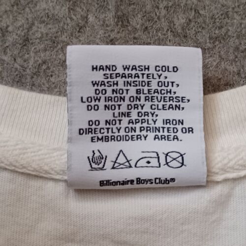 Billionaire Boys Club T Shirt Mens Small White Graphic Tee Spellout Front Back - Picture 15 of 17