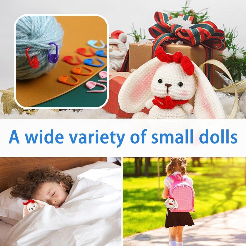 25 mm Crochet Hook Set Acrylic 20 mm Crochet Hook with 10 Pcs