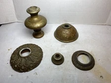 Vintage Lot Of Brass Tone Spacers And Parts