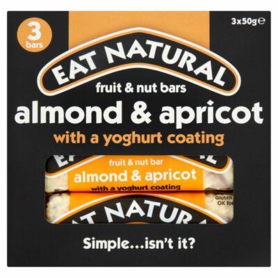 Eat Natural Almond & Apricot  Bars - 3 x 50g