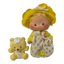 Vintage Strawberry Shortcake Doll Butter Cookie Jelly Bear Pet Kenner