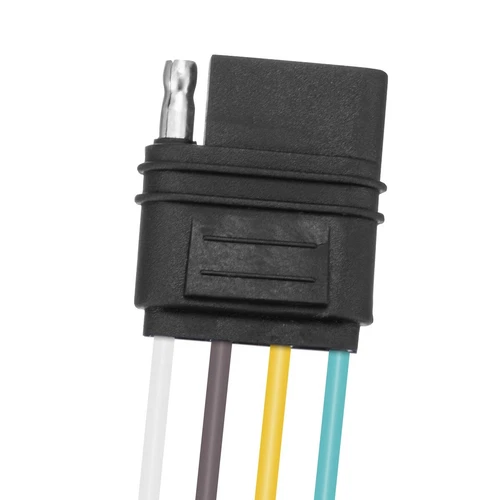4-Pin Plug Trailer Light Wiring Harness Extension Flat Wire Connector 2ft 18awg - Bild 8 von 22