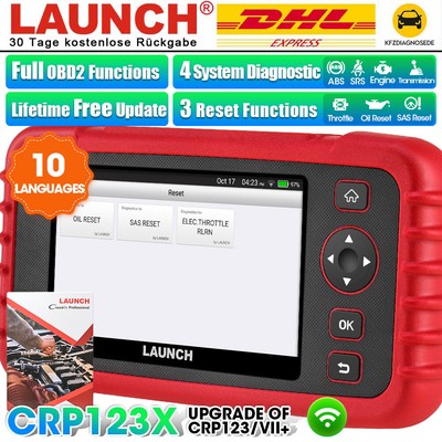 2025 Launch CRP123X PRO Elite Auto Diagnosegerät OBD2 Scanner Fehlerauslesegerät