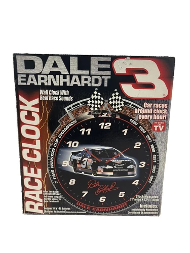 Dale Earnhardt NASCAR Clocks