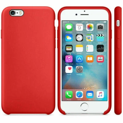Case Coque Silicone Apple pour iPhone X XR XS MAX 8 6 7 Plus Etui aux choix - Photo 1/4